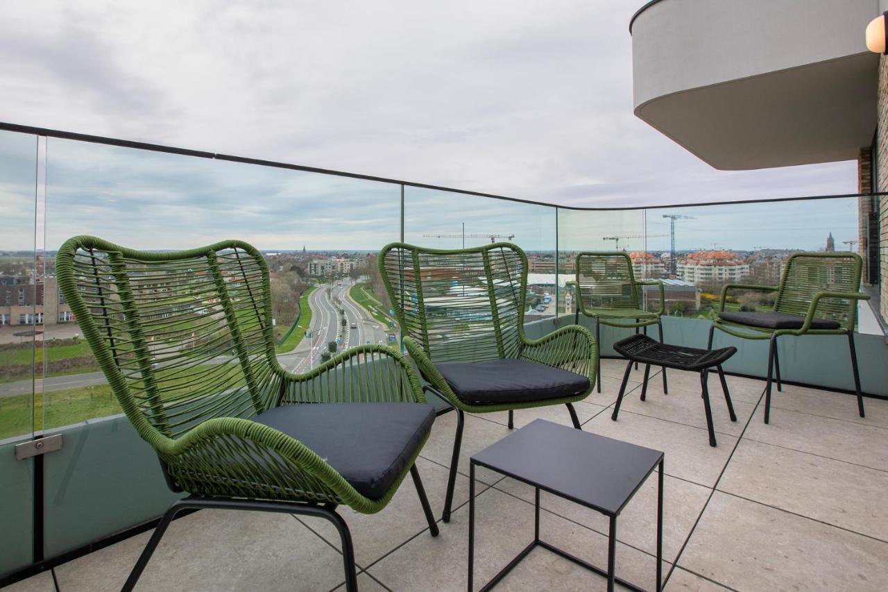 Modern En Gezellig Appartement Vlak Aan Het Strand Blankenberge Esterno foto
